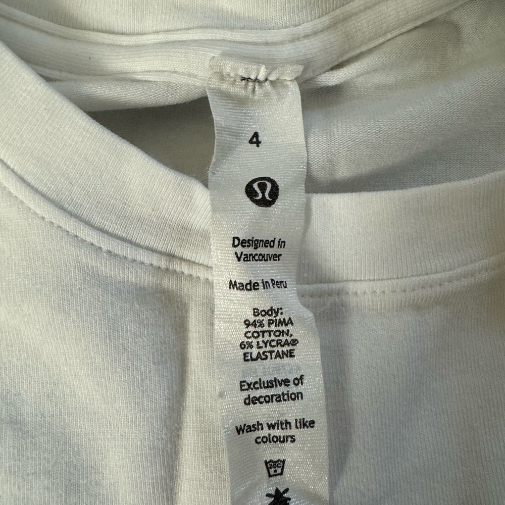Lululemon Love Curved-Hem Crewneck T-Shirt